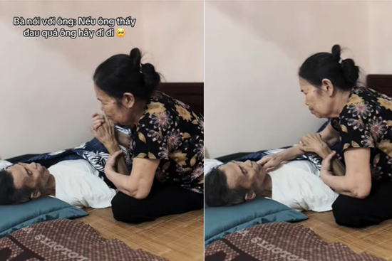 Video vợ nhắn chồng 'thấy đau quá, ông hãy đi đi' khiến nhiều người nhói lòng