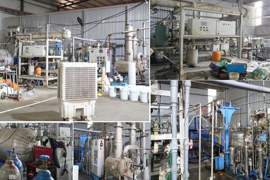 Phá đường dây sản xuất khí cười cực lớn, bắt 11 đối tượng