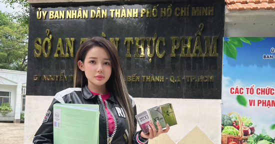 Ngân 98 mang hồ sơ về viên uống giảm cân lên Sở An toàn Thực phẩm TPHCM