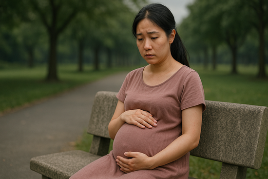 Mang bầu 7 tháng, nàng dâu tối nào cũng ngồi ở ghế đá không dám lên nhà