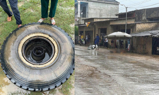 Xe tải đang chạy rơi bánh văng trúng người ngồi trên xe máy dẫn đến tử vong
