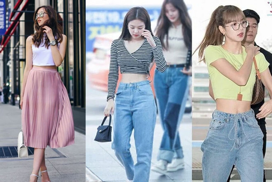 Áo crop top mặc với quần gì, váy gì hợp?