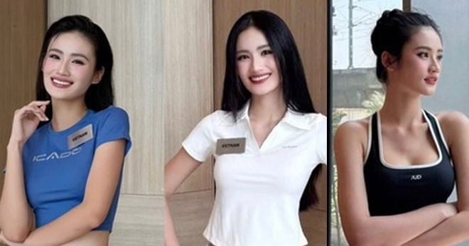 Hoa hậu Ý Nhi 'Đốt cháy' Miss World 2025 với bộ sưu tập đồ thể thao khoe dáng 'khó cưỡng'