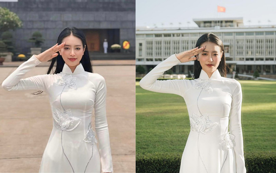 Áo dài trắng - trang phục đẹp nhất của các Hoa hậu trong những ngày ý nghĩa này