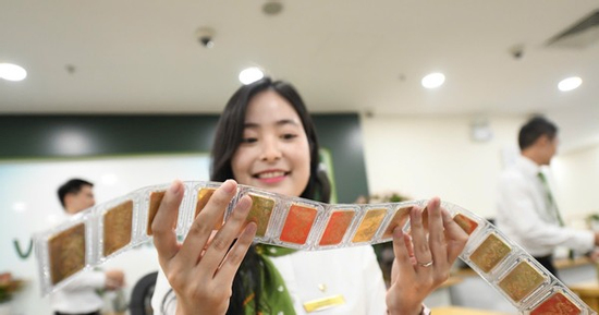 Giá vàng SJC tăng mạnh