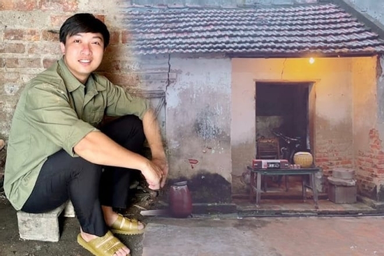 Chàng trai Hải Phòng tái hiện cơm bếp củi, đĩa tráng men, người xem rơi nước mắt