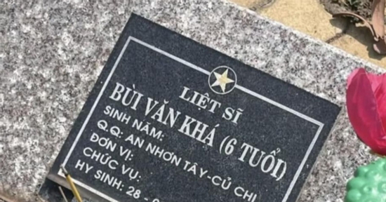 Bộ Nội vụ lên tiếng về thông tin 'liệt sĩ 6 tuổi'