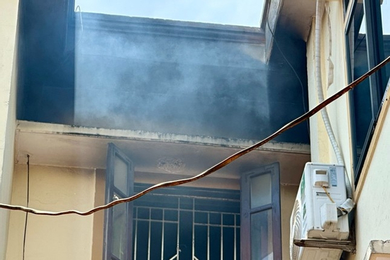 Phòng thực hành thí nghiệm trường chuyên bốc cháy, sơ tán nhiều học sinh