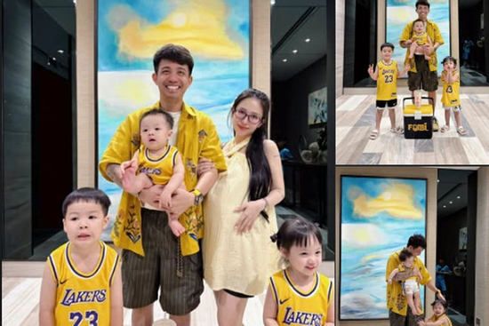 Đại gia Minh Nhựa khoe dàn cháu ngoại ở tuổi 42: Một chi tiết về ái nữ của gia đình gây chú ý