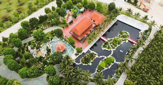 Khu biệt phủ cả ngàn m2 mà Tuấn 