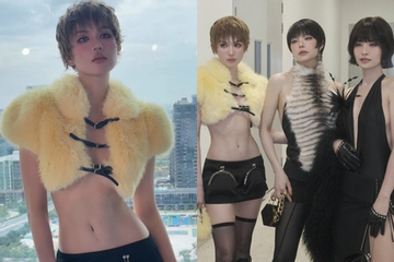 Ngọc Trinh tuyệt đối sexy với trang phục lộ chân ngực và vòng eo siêu thực