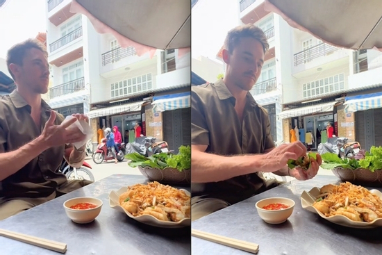 Khách Tây ăn thử 1 món bánh mì rất lạ ở Việt Nam, nhiều người Việt sửng sốt vì lần đầu nghe tên