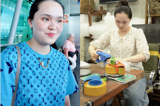 Vợ cầu thủ Đỗ Duy Mạnh lại gây tranh cãi vì phong cách ăn mặc 'thời trang phang thị giác'