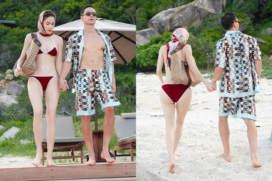 Hà Hồ - Kim Lý khoe body 'cháy khét lẹt' kỉ niệm 8 năm yêu nhau