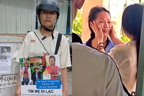 Đeo bảng đi tìm mẹ suốt 3 tháng giữa TPHCM, cô gái 18 tuổi vỡ òa khi đoàn tụ