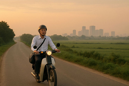 Bán nhà phố về quê, khi hết tiền tôi phải chạy xe máy 40km để đi làm