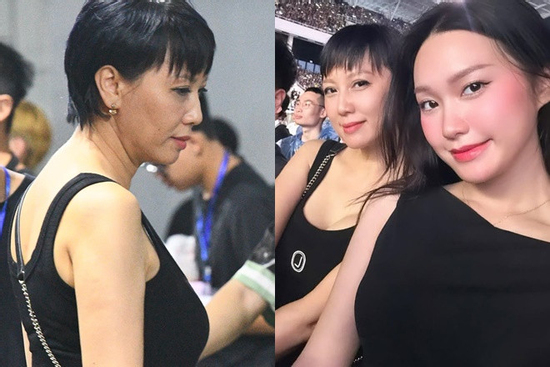 Mẹ vợ Đoàn Văn Hậu đi đu G-Dragon, vóc dáng qua cam thường gây sốt