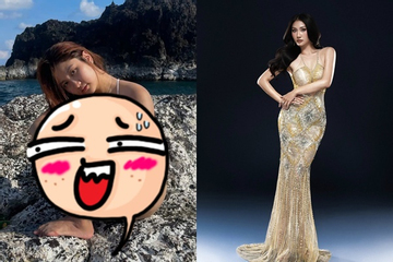 Lộ ảnh Tân hoa hậu hoàn vũ Việt Nam Phương Linh thời điểm chưa giảm 10kg