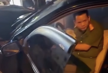 Cách chức trung tá công an say xỉn gây tai nạn liên hoàn ở Bắc Ninh