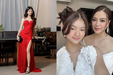 Con gái Trương Ngọc Ánh ''trổ mã'', khoe chân dài miên man