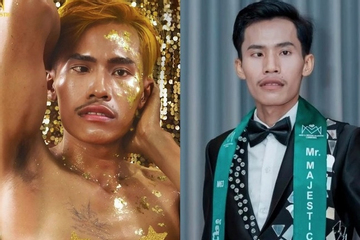 Lai Thai 'lột xác' sau phẫu thuật thẩm mỹ, vào top 5 Nam vương Campuchia