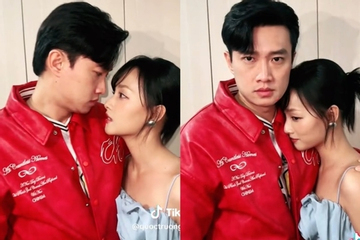 Quốc Trường và bạn diễn kém 13 tuổi lộ loạt khoảnh khắc tình cảm sau hậu trường