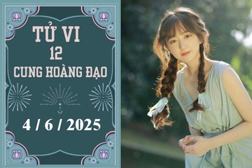 Tử vi 12 cung hoàng đạo ngày 4/6: Cự Giải khó khăn, Xử Nữ phát triển