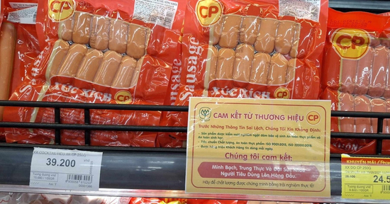 Thịt heo bị 'tố', C.P. Việt Nam làm điều chưa từng có tại các quầy hàng