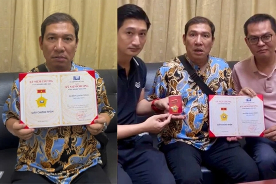 NSƯT Quang Thắng khiến dân mạng cười ngất vì biểu cảm 'hình sự' khi nhận giải