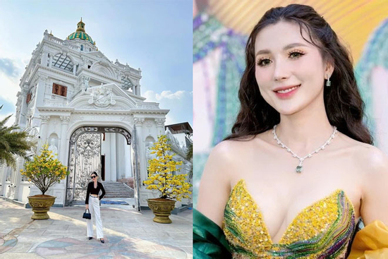 Choáng ngợp biệt thự 500 tỷ siêu to của Ngân Collagen trước ồn ào phông bạt