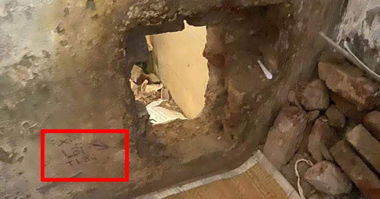 Hai phạm nhân ở Hà Nội khoét tường bỏ trốn, phát hiện dòng chữ tại hiện trường
