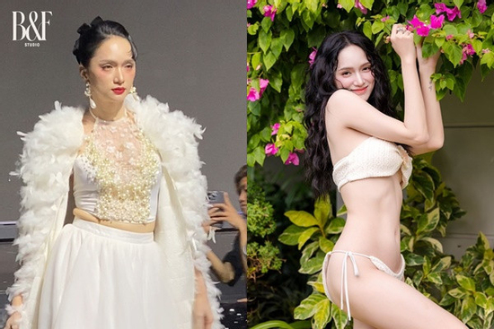 Hương Giang lộ bé mỡ khác xa hình tự đăng