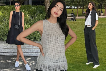 Hà Tăng diện đi diện lại 1 kiểu giày mà vẫn đẹp chuẩn style 