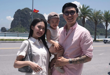 Đoàn Văn Hậu khoe loạt ảnh bên vợ con khi đi nghỉ dưỡng, cộng đồng mạng 'lụi tim' với vẻ đáng yêu của quý tử đầu lòng