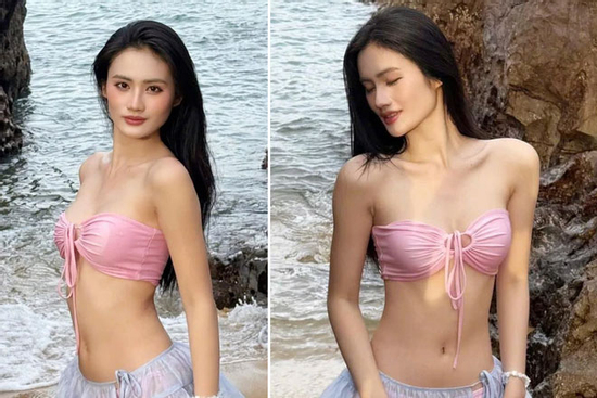Hoa hậu Ý Nhi khiến cộng đồng mạng 'dậy sóng' khi diện bikini với 'góc nghiêng thần thánh'