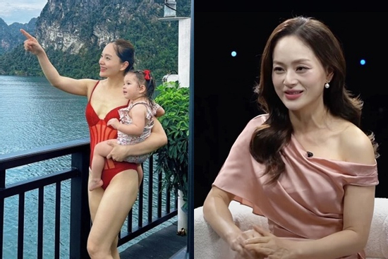 Diễn viên Lan Phương diện áo tắm lộ rõ xương ngực sau khi bị sụt 24kg