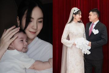 MC Mai Ngọc khoe con trai siêu đáng yêu, chồng đại gia bất ngờ 'chiếm sóng'