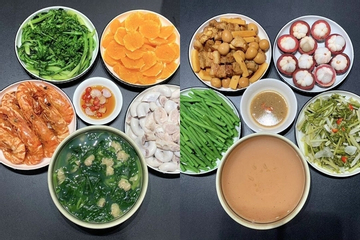 Mẹ đảm gợi ý 30 mâm cơm nhà ngon, đẹp mà không trùng lặp món nào