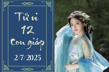 Tử vi 12 con giáp hôm nay ngày 2/7/2025: Mão khó khăn, Tỵ nóng vội