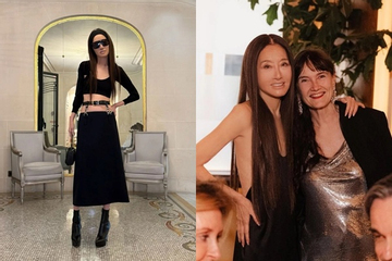 'Bà tiên váy cưới' Vera Wang khoe nhan sắc khó tin ở tuổi 76