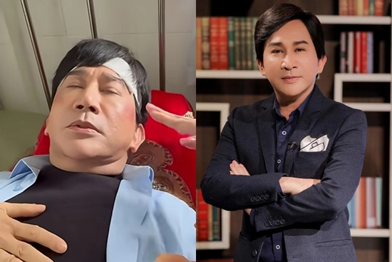 NSƯT Kim Tử Long nằm viện, đầu băng bó khiến fan lo lắng