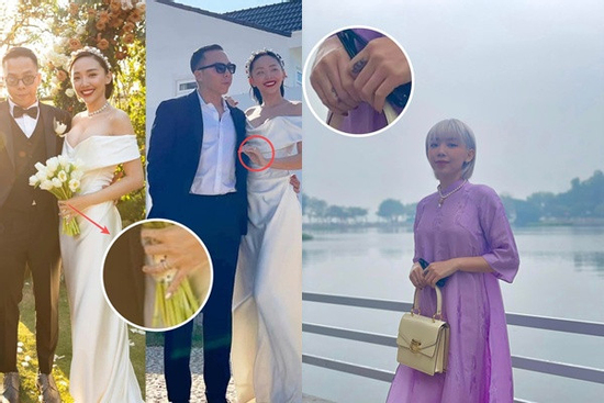 Vợ chồng Tóc Tiên - Hoàng Touliver bị soi không đeo nhẫn cưới giữa ồn ào trục trặc hôn nhân