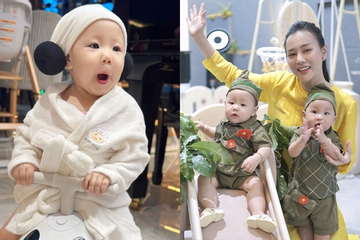 Con gái Phương Oanh - Shark Bình khoe nét hóm hỉnh khiến dân mạng phát sốt