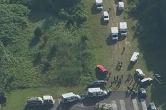 Máy bay chở 15 người trượt khỏi đường băng ở Mỹ