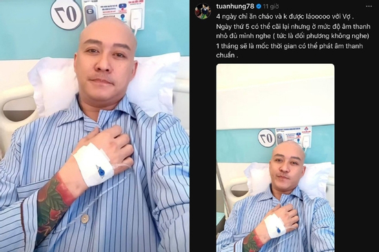 Tuấn Hưng hiện ra sao sau ca nhập viện, phải tạm dừng ca hát?