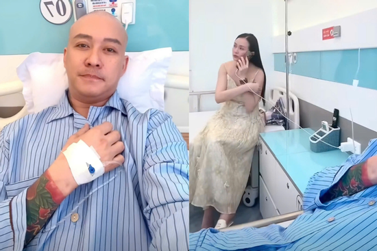 Tuấn Hưng nhập viện