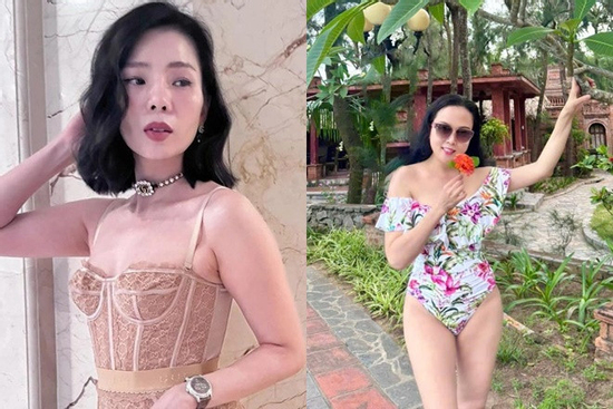 Phượng Chanel flex vóc dáng U50 với đồ tắm khiến Lệ Quyên thốt lên 1 câu