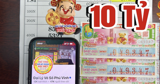 Mua 5 tờ vé số khi đang uống cà phê, người đàn ông ở Vĩnh Long thành 