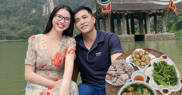 Thương vợ thiệt thòi, chồng hết lòng bù đắp bằng những mâm cơm đầm ấm