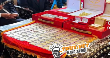 Cô dâu ở Cần Thơ nhận sính lễ 100 lượng vàng gây 